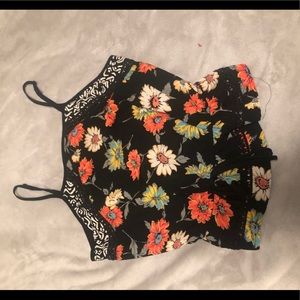Floral crop top